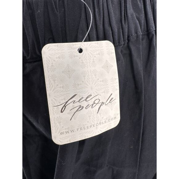 Free People Skirt Sz S Black Witchy Grunge Whimsigoth Minimalist Fairy Romantic - Picture 5 of 11